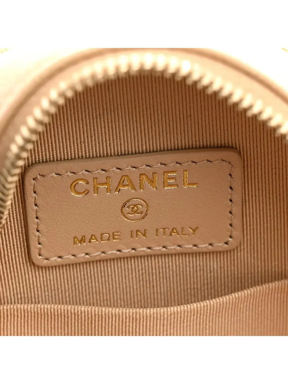 Chanel Iridescent Caviar Quilted Round #321952C19B